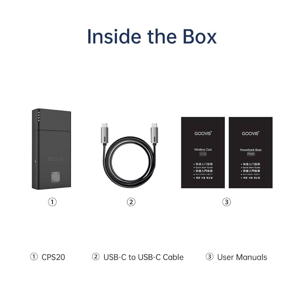 さらに値引き！goovis ワイヤレスキャスト　ほぼ新品 Amazon | GOOVIS Wireless Cast 無線キャスト ワイヤレス 自由に